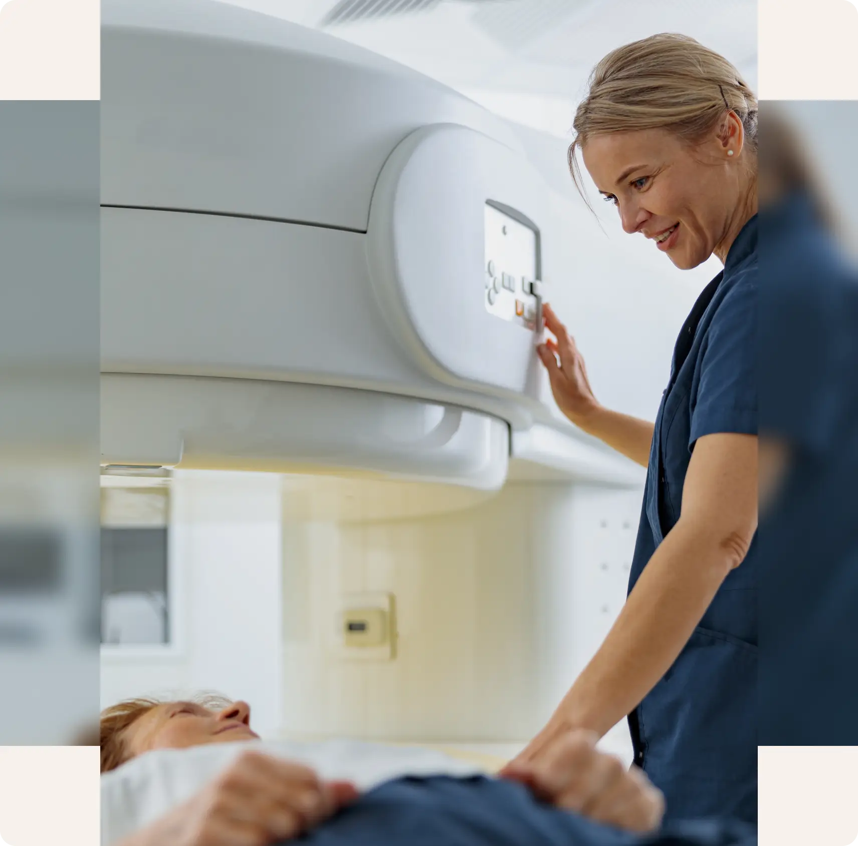 Medical imaging treatment illustration