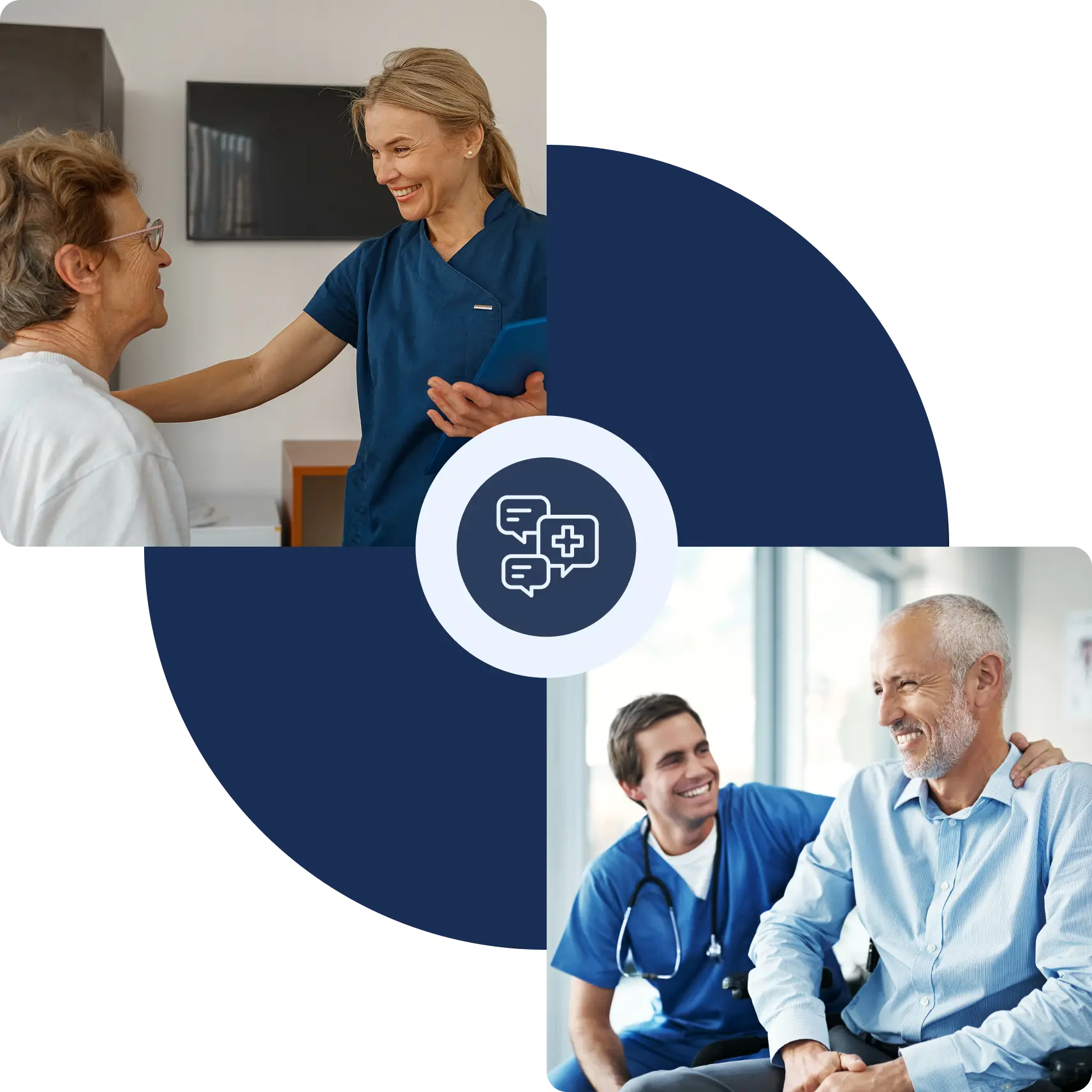 Medical consultation illustration