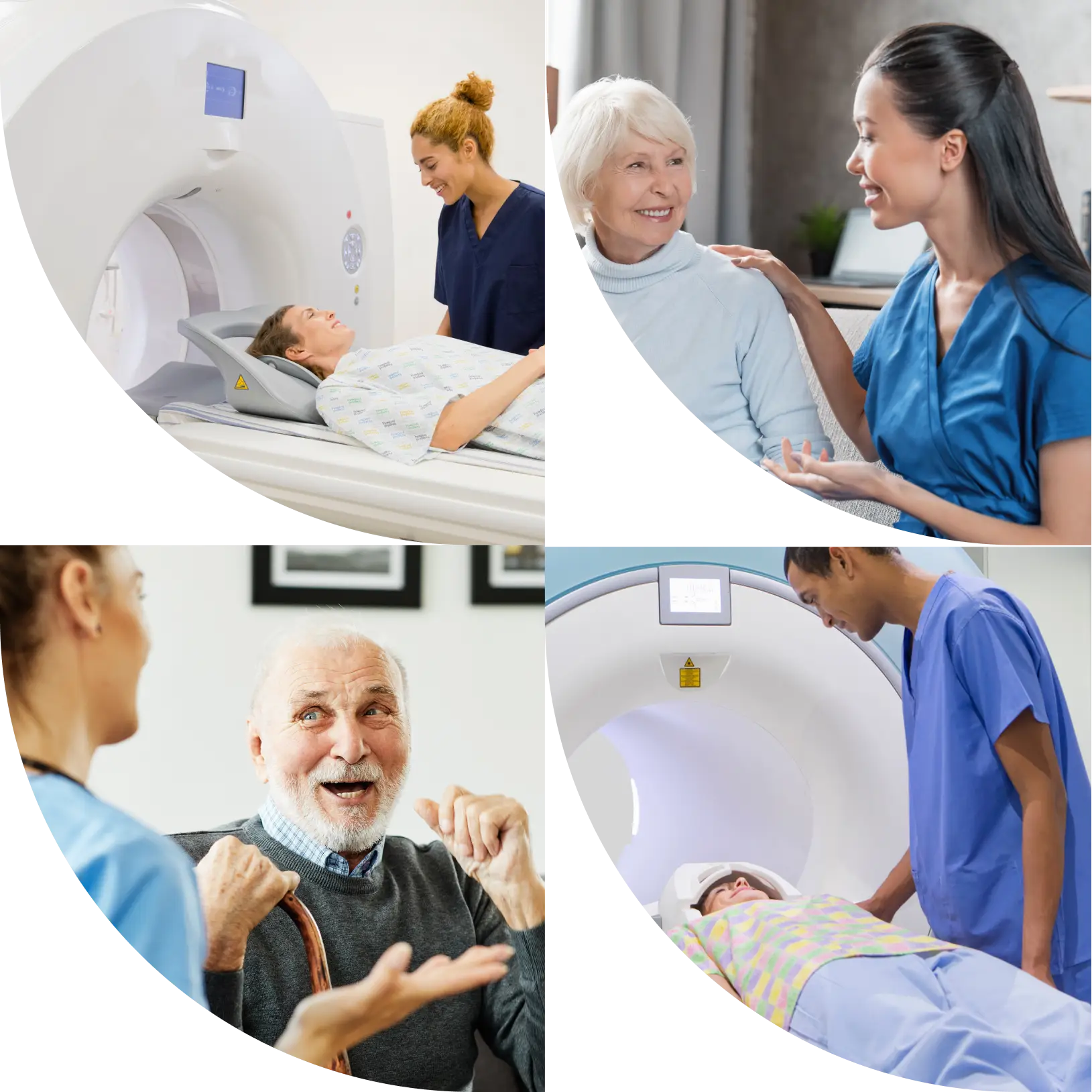 Radiotherapy or oncology patient illustration