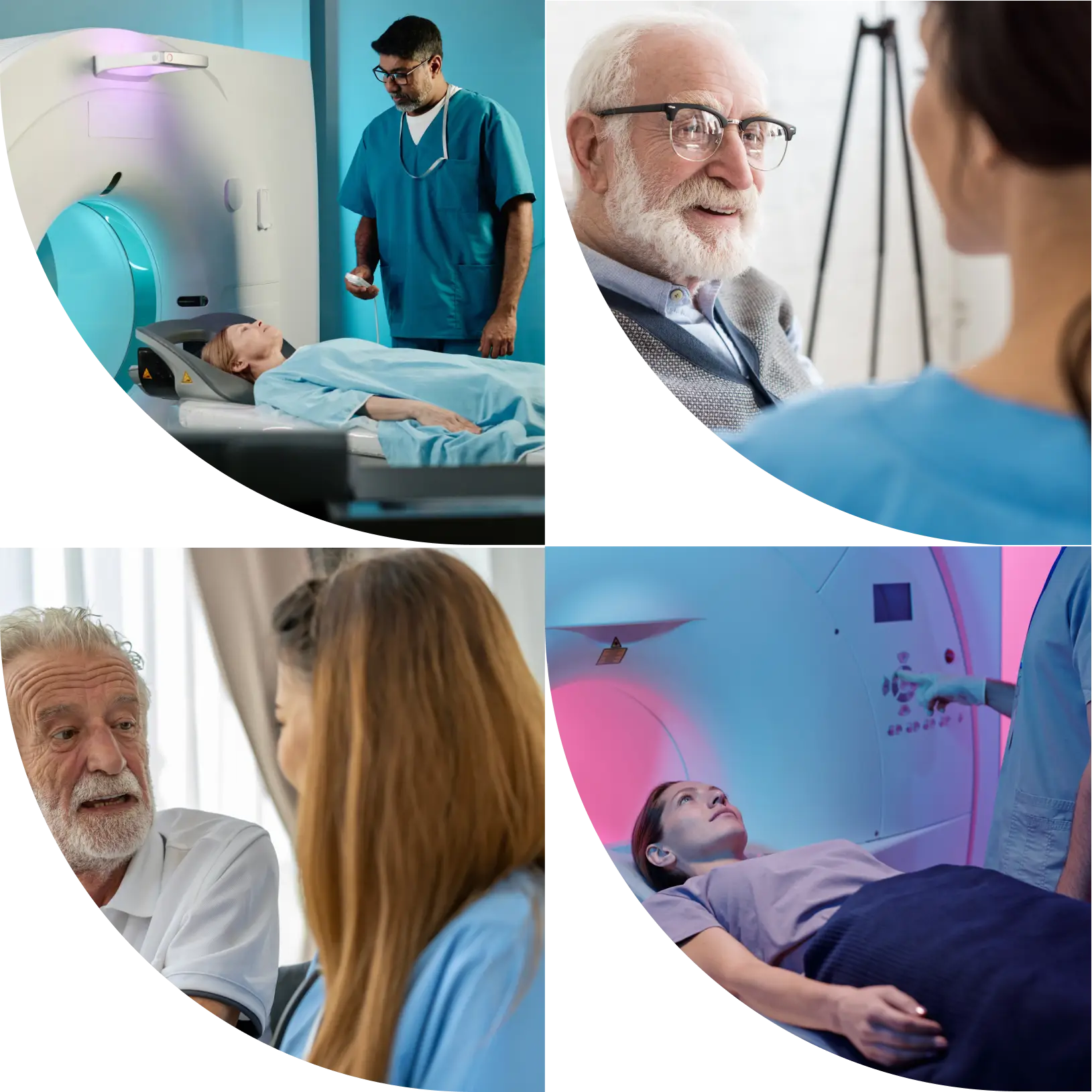 Radiotherapy treatment illustration